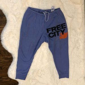 Like new Free City sweatpants sz L